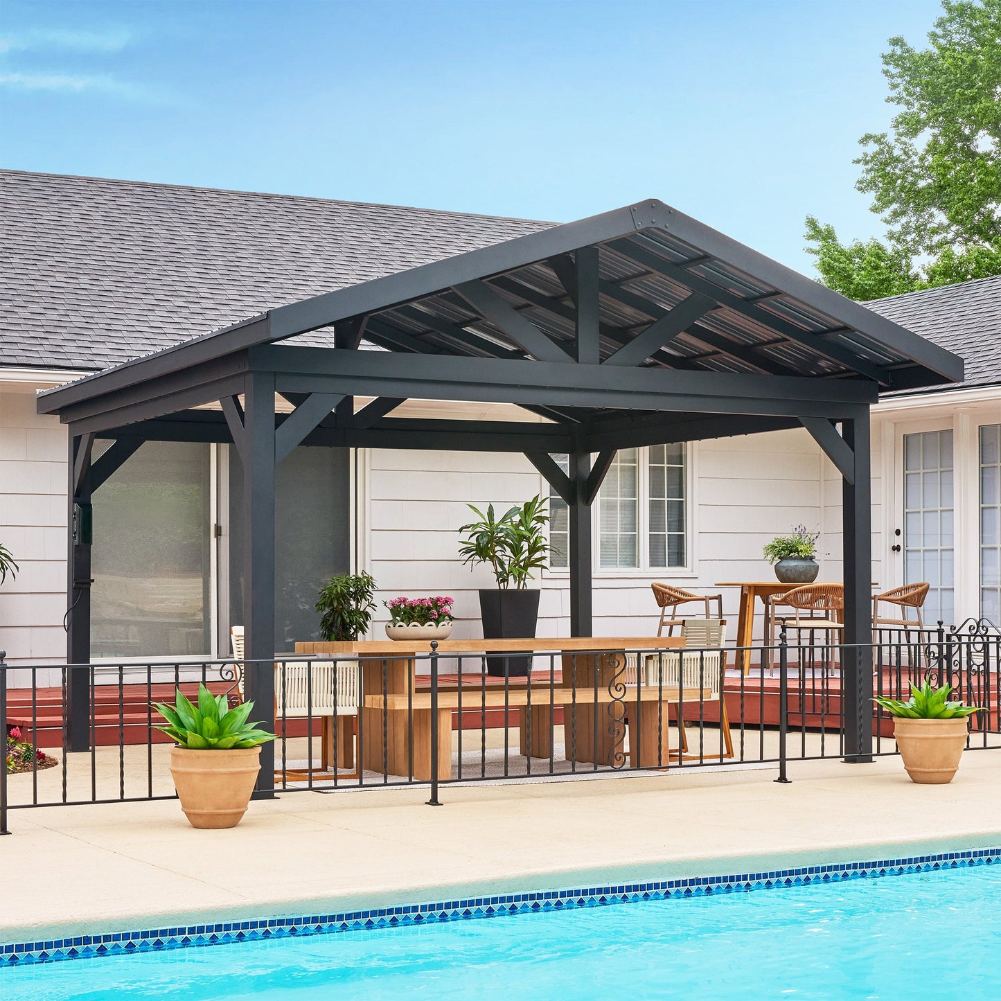 Premium 14x14 Lancaster Gazebo