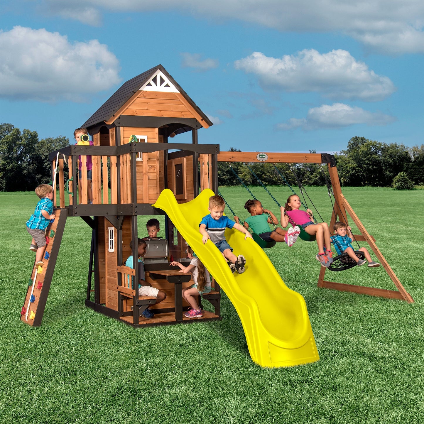 Premium Canyon Creek Swing Set