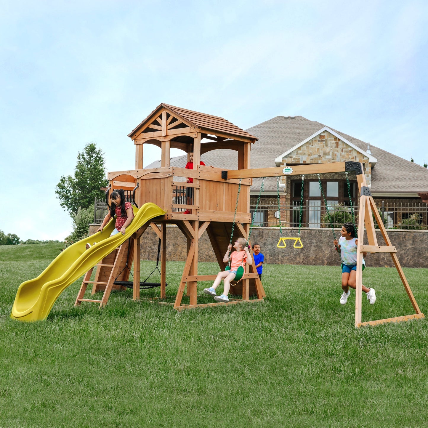 Premium Sterling Point Swing Set