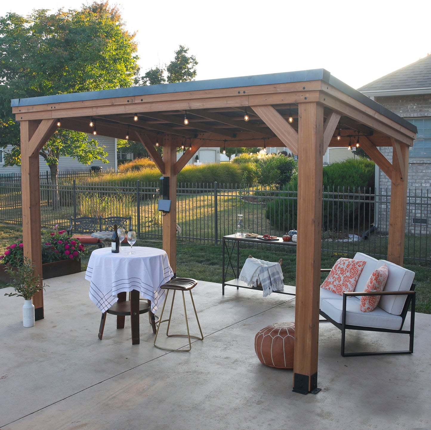 Premium 12x9.5 Arcadia Gazebo