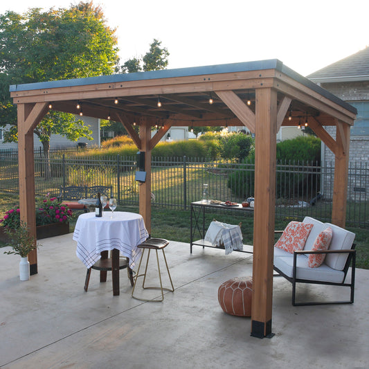 Premium 12x9.5 Arcadia Gazebo