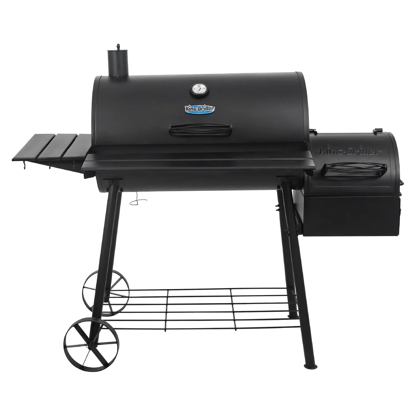 Premium King-Griller Smokin' Ace Charcoal Grill and Offset Smoker