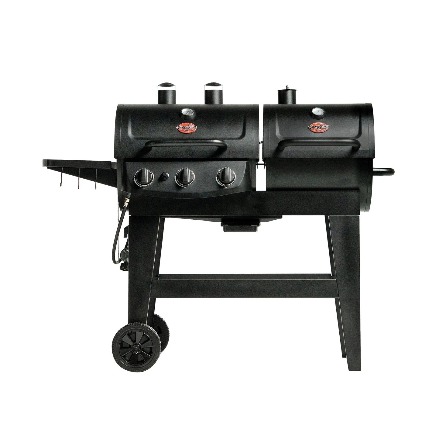 Premium Dual-Fuel Pro™ 3-Burner Gas and Charcoal Grill and Smoker