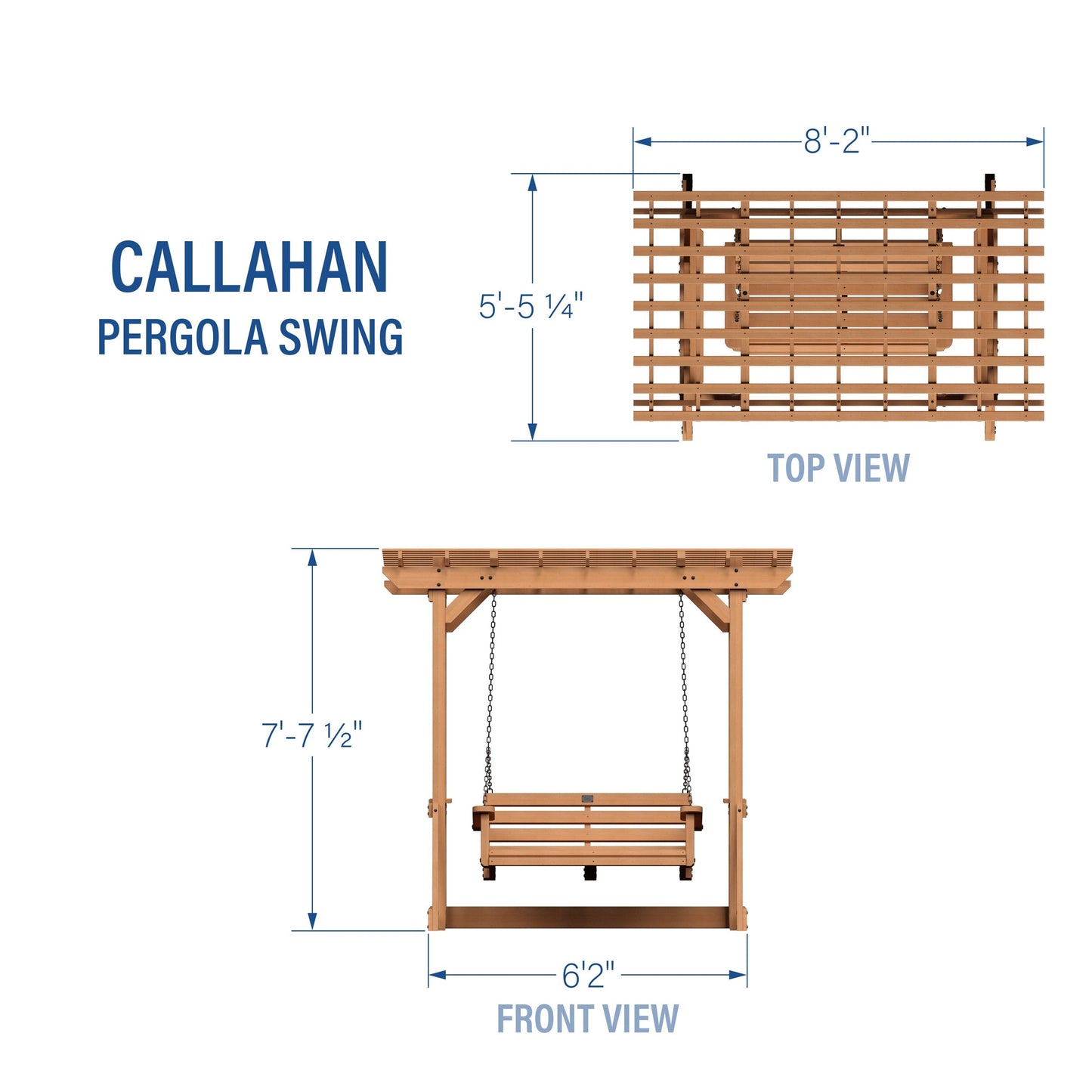 Premium Callahan Pergola Swing
