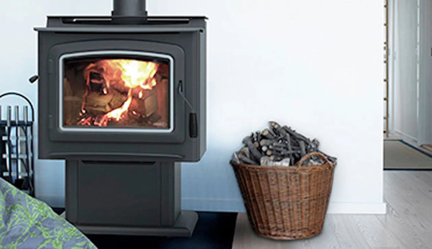 Premium Iron Strike Grandview Steel Wood Burning Stoves - GV230GL/GV300GL