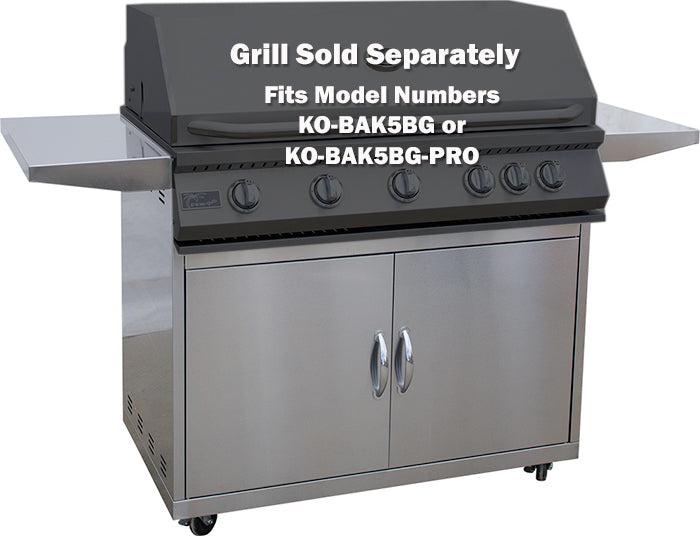 Premium 5 Burner Grill Cart