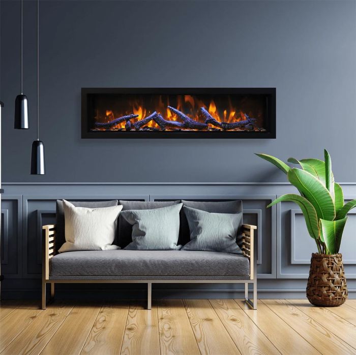 Premium Amantii Panorama Deep & Xtra Tall Full View Smart Electric Fireplace