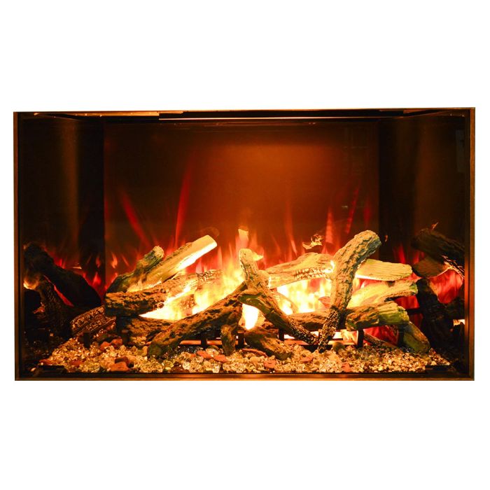 Premium Amantii 38" Signature Built-In Electric Fireplace with Patented Optimyst Technology BI-TRD-38-SIG