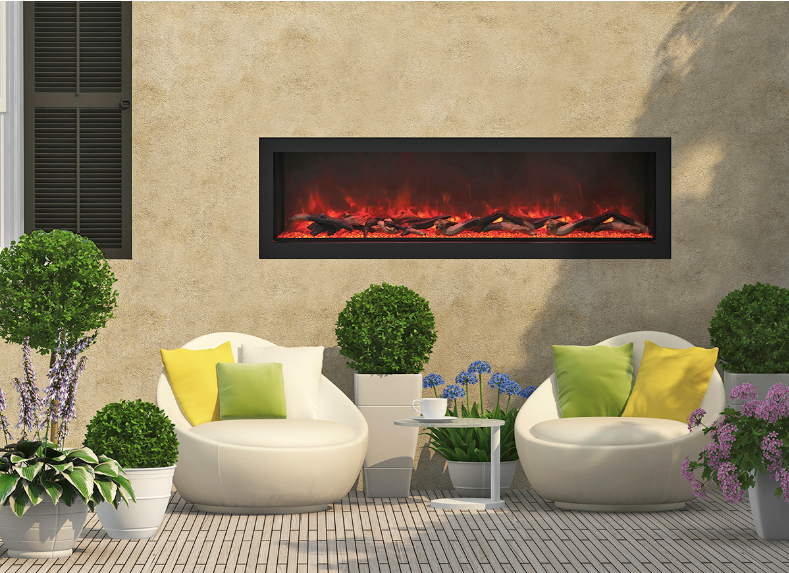 Premium Remii Deep Built-in Electric Fireplace - 102755-DE
