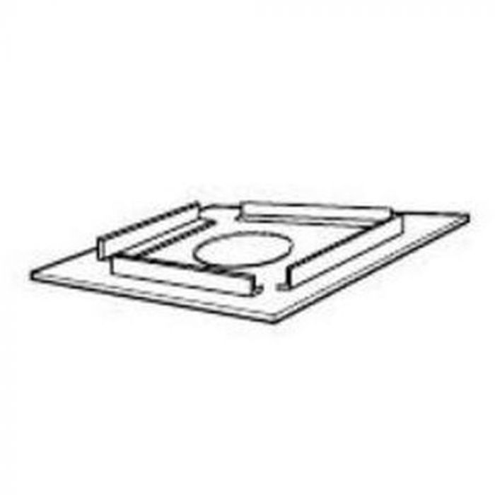 Premium Superior Secure Horizontal Termination - Small Square for Flex Vent - SF-HTSS