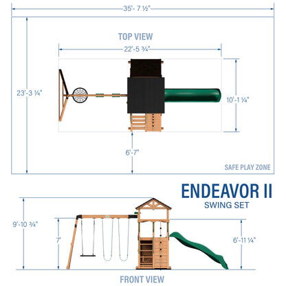 Premium Endeavor II Swing Set