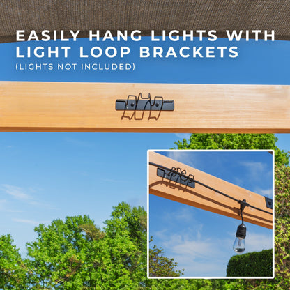 Premium 12x10 Brendan Sail Shade Pergola