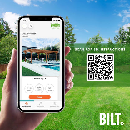 Premium 24x12 Beaumont Pergola