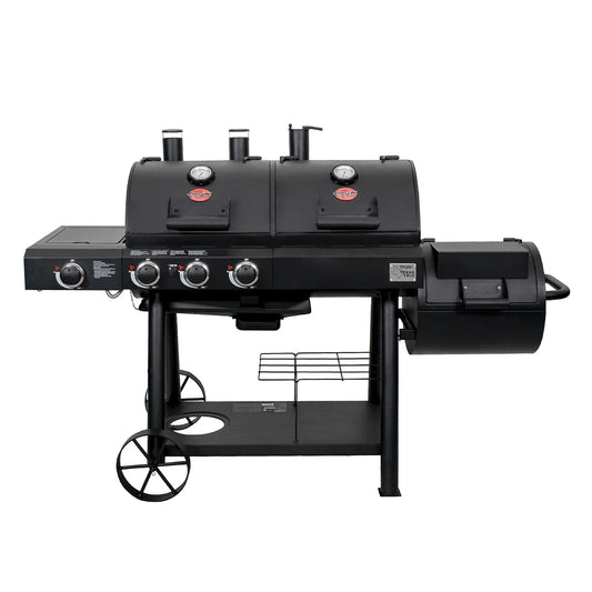 Premium Texas Trio® Gas & Charcoal Grill