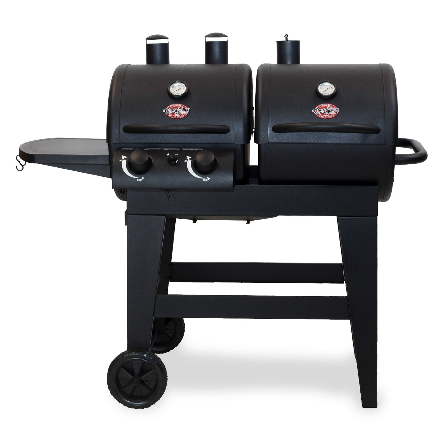 Premium Dual Function 2-Burner Gas & Charcoal Grill
