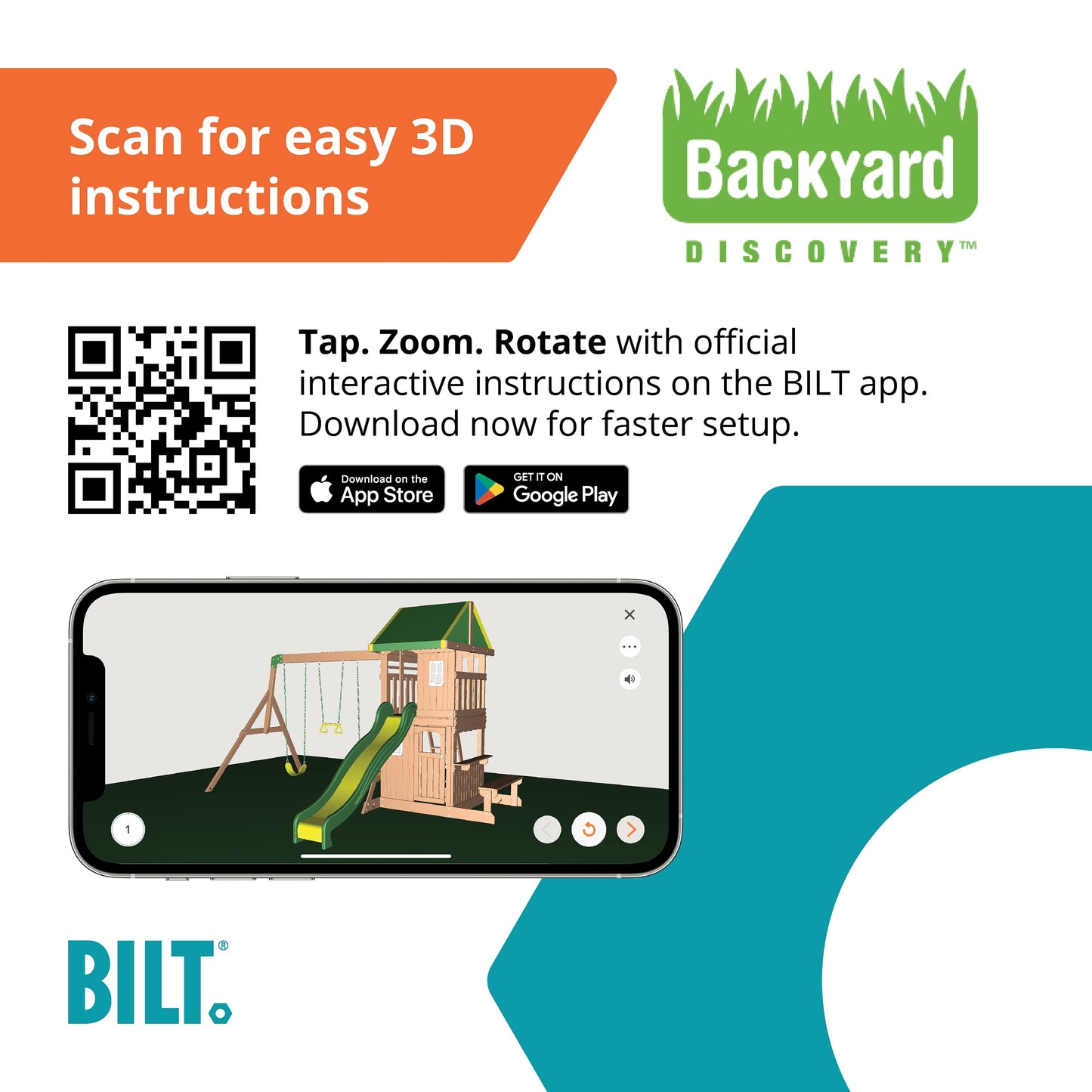 Premium Oakmont Swing Set