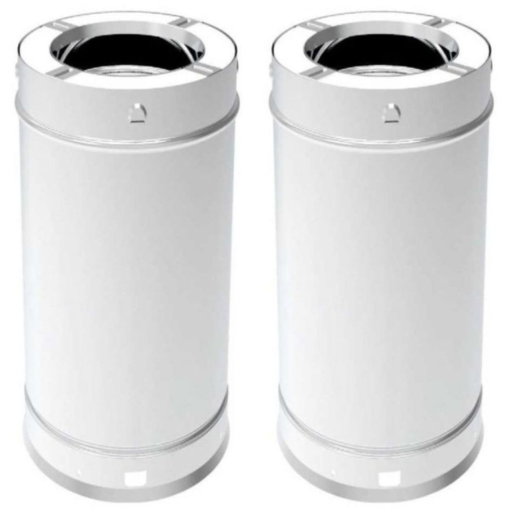 Premium Superior 6 Inch Diameter Wood Burning 24 Inch SS Chimney Length - 6SPS24