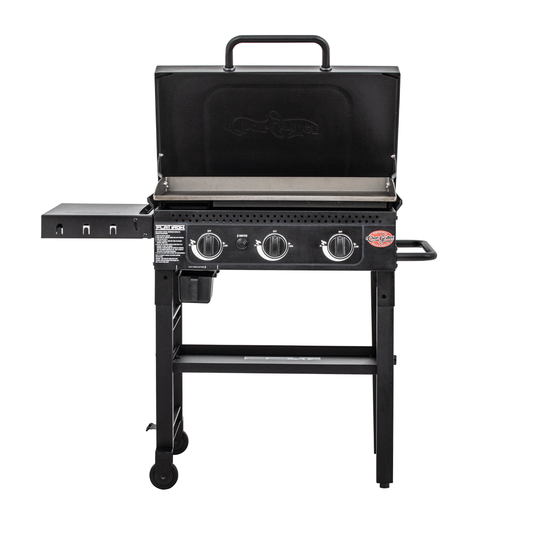 Premium 3-Burner Flat Iron® Gas Griddle (Black)
