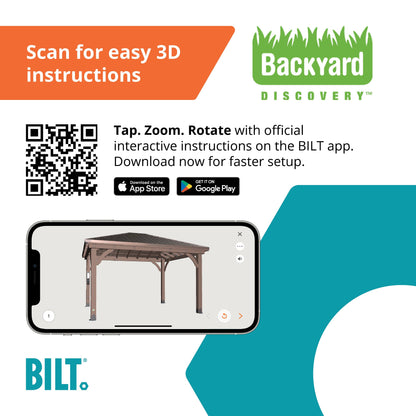 Premium 14x12 Barrington Gazebo