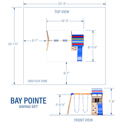 Premium Bay Pointe Swing Set