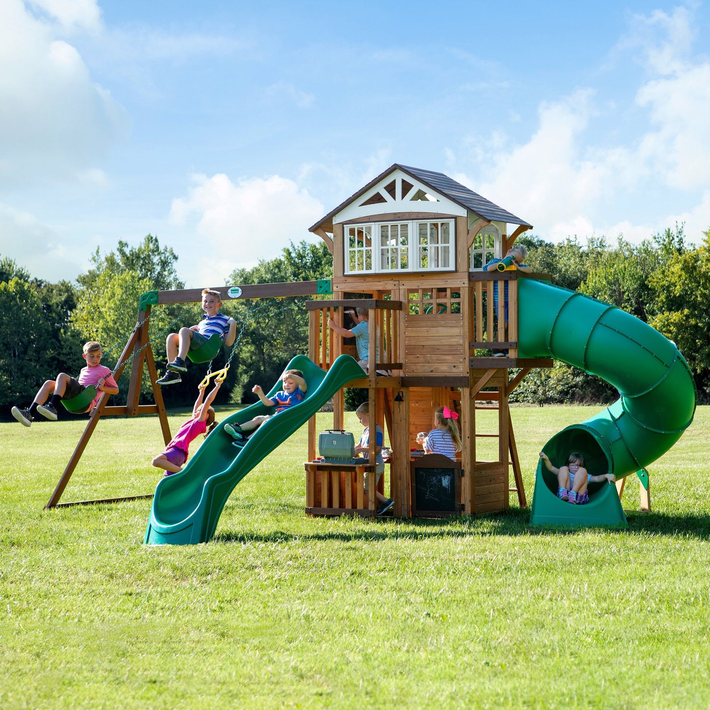 Premium Bristol Point Swing Set