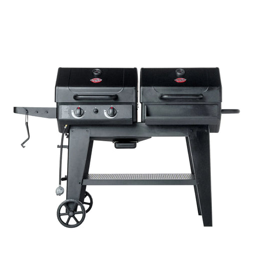 Premium FlexFuel™ Gas and Charcoal Grill and Smoker