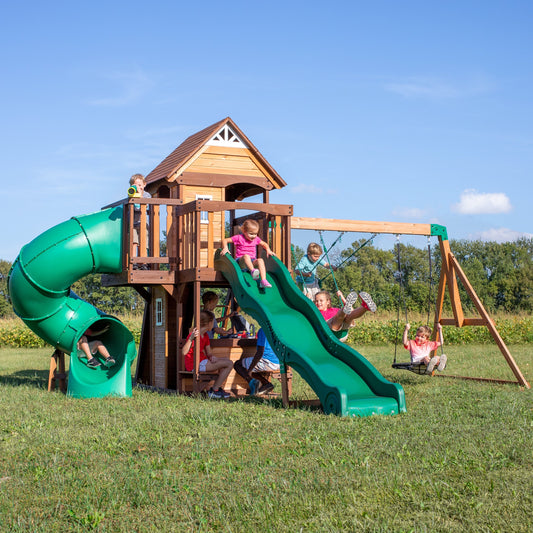 Premium Cedar Cove Swing Set
