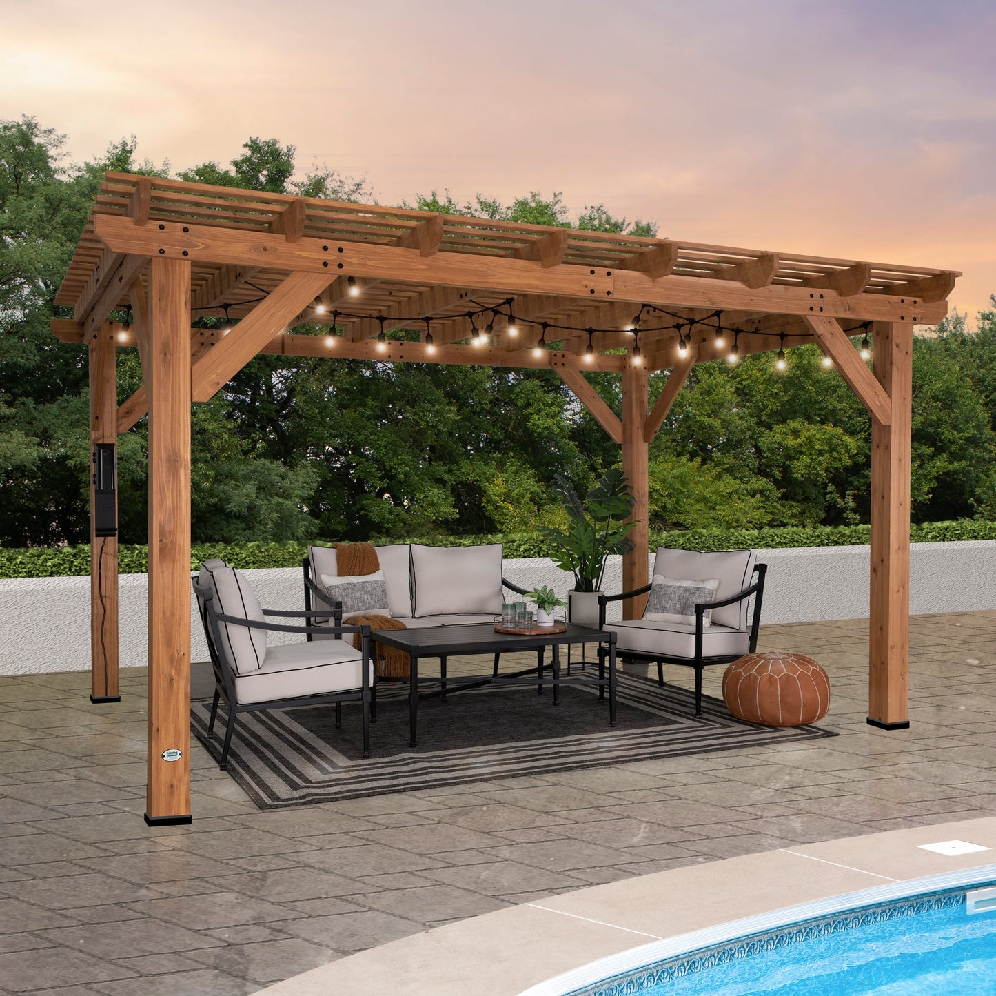 Premium 14x10 Delray Pergola