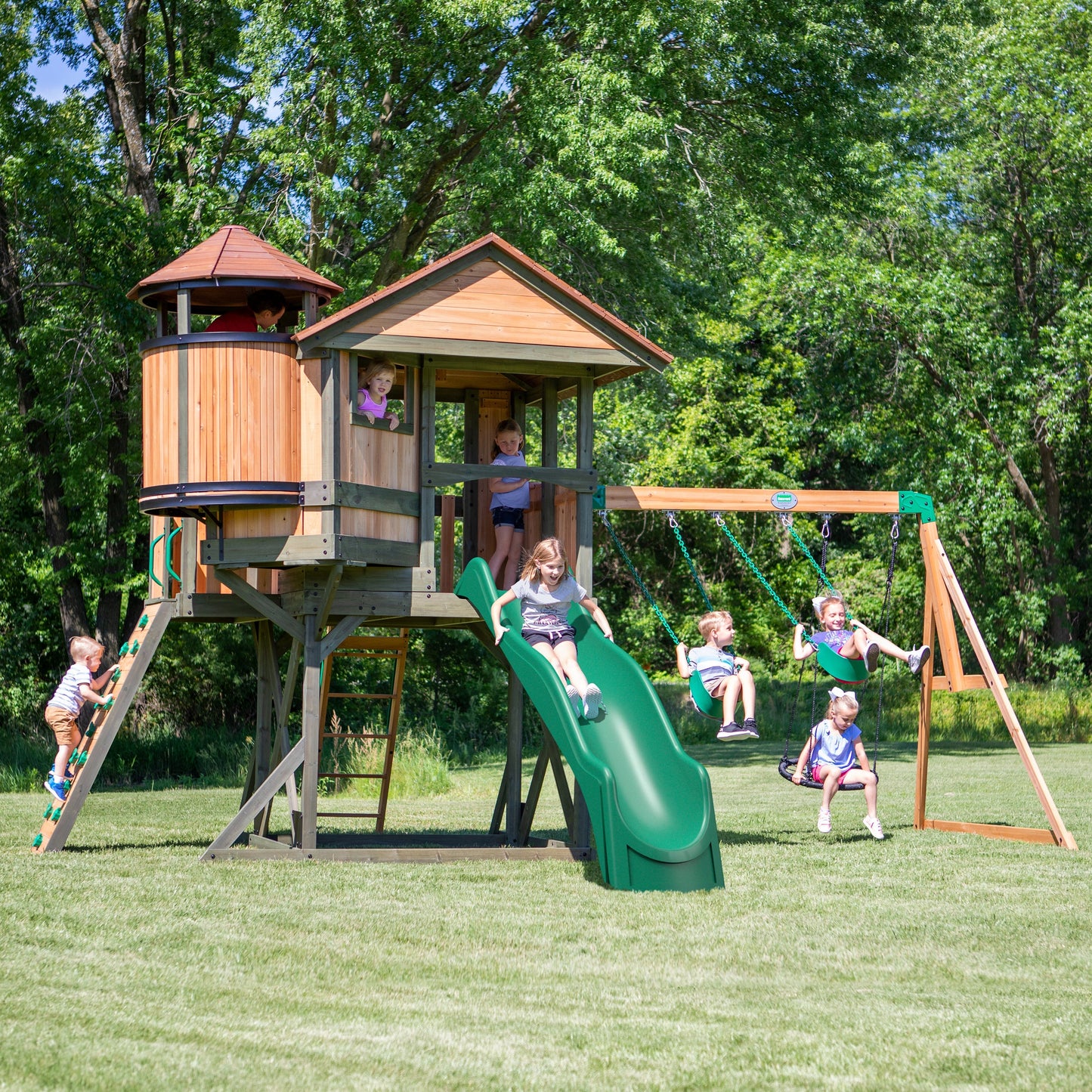 Premium Eagles Nest Elite Swing Set