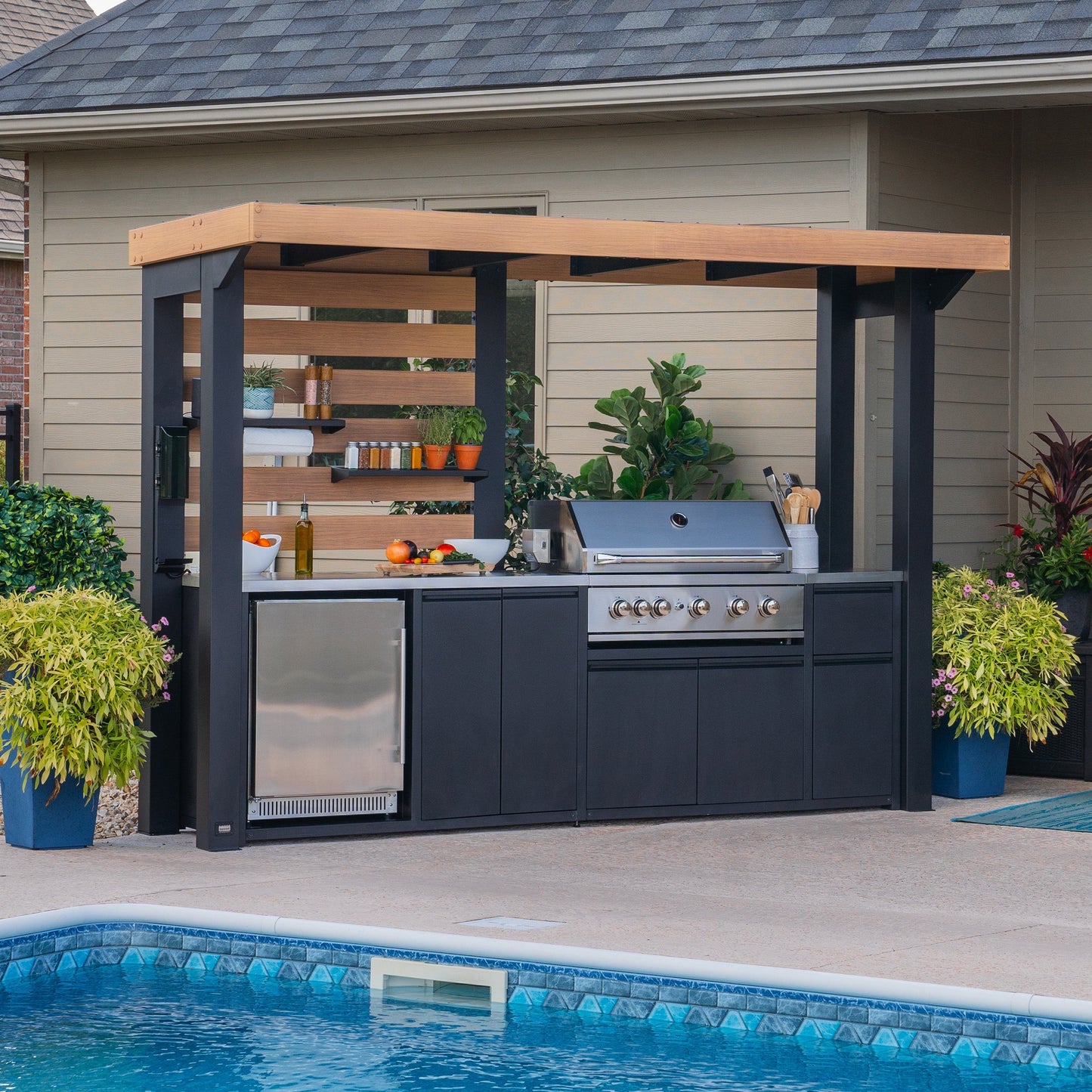 Premium Fusion Flame Outdoor Kitchen