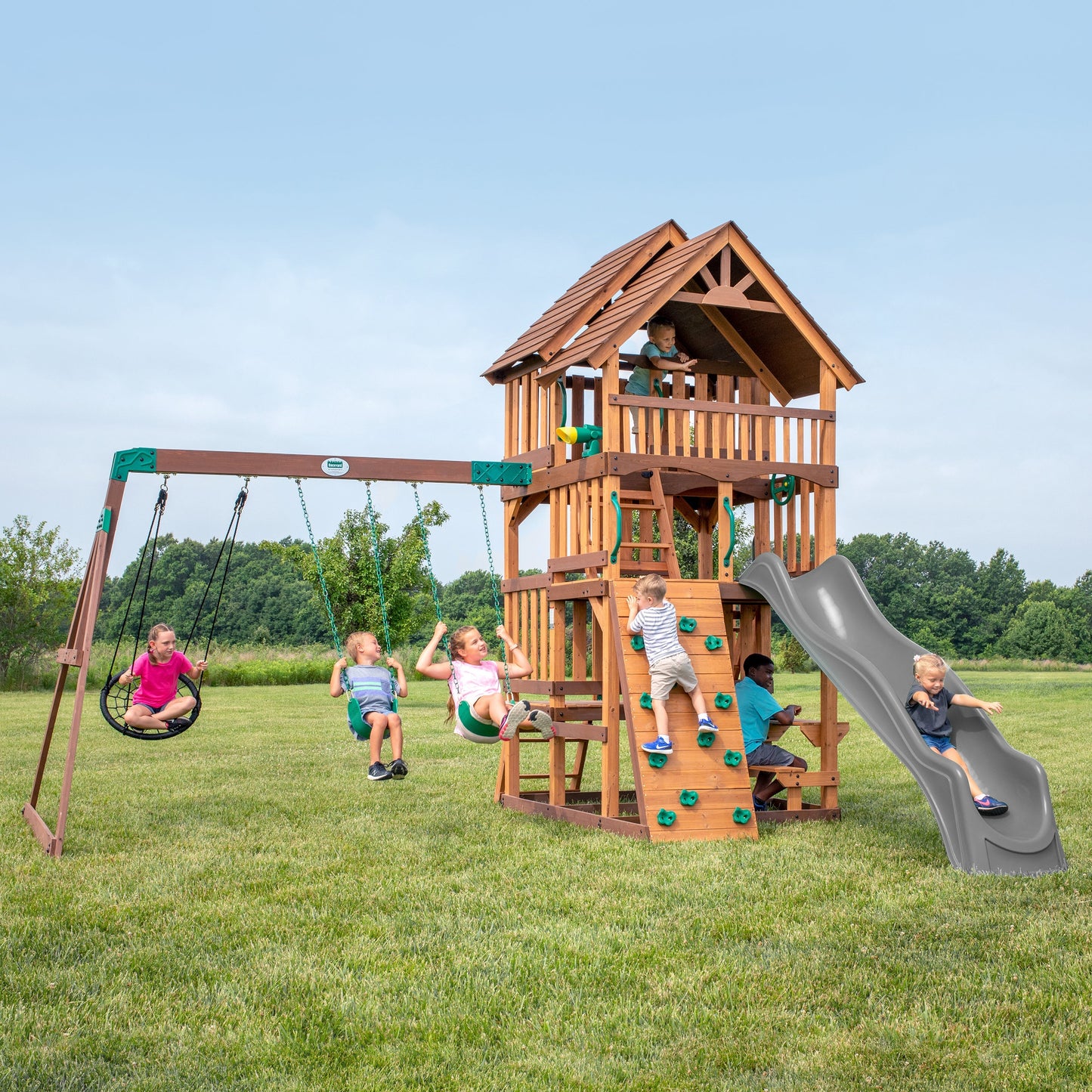 Premium Highlander Swing Set