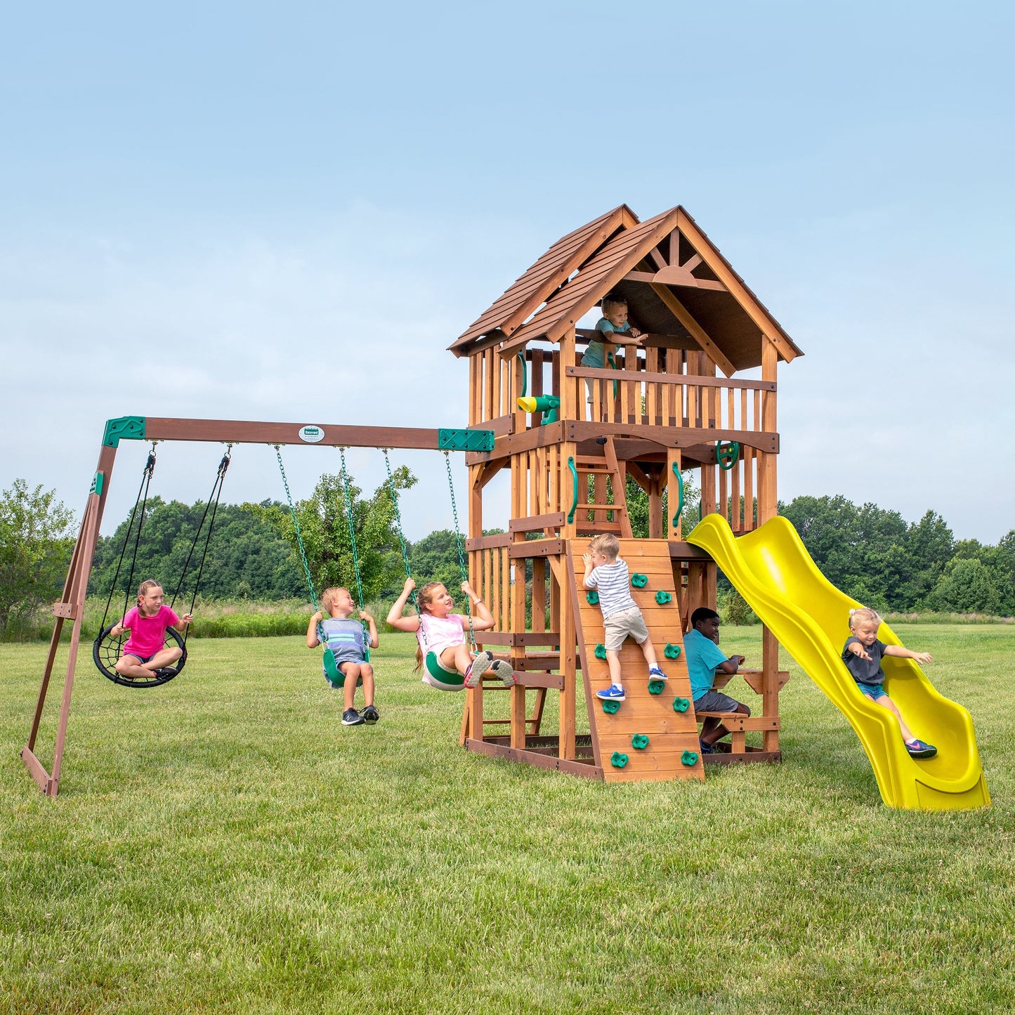 Premium Highlander Swing Set