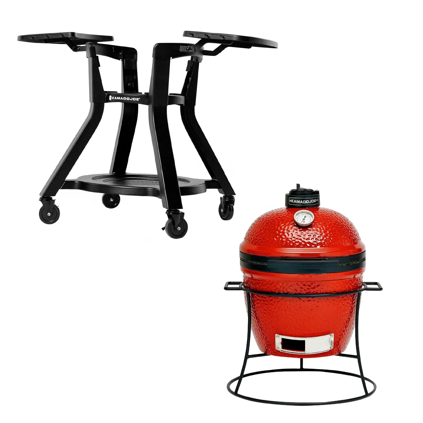 Premium Joe Jr® with Cast Iron Stand and Cart Bundle