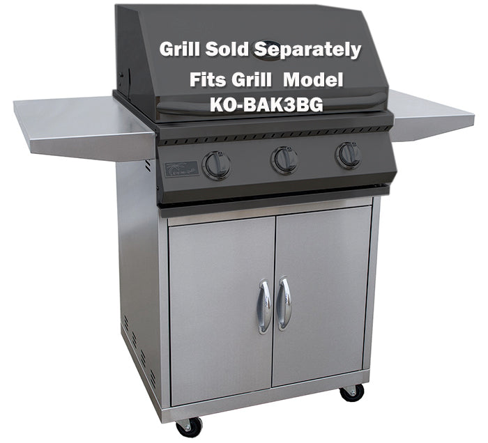 Premium 3 Burner Grill Cart