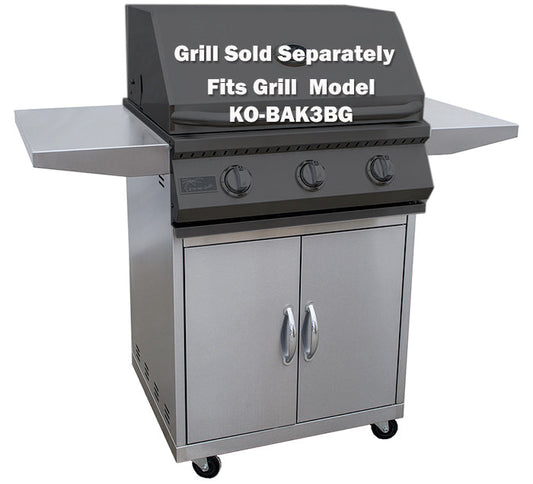 Premium 3 Burner Grill Cart
