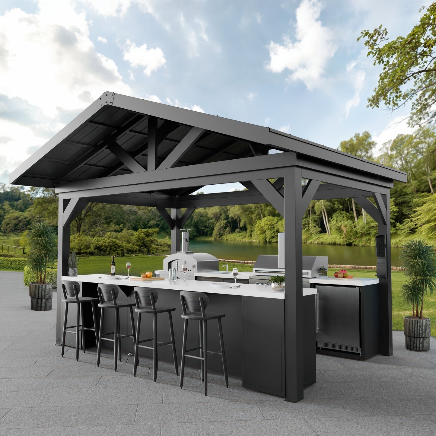 Premium Lancaster Galley Outdoor Kitchen