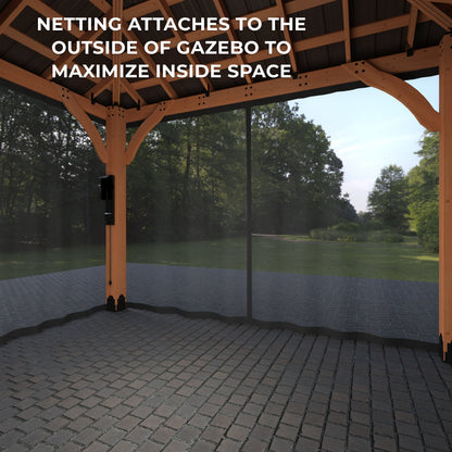 Premium Mosquito Netting Kit-Norwood Gazebos