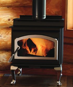 Premium Iron Strike Performer S210 Wood Stove, Arch Door - S210AGL