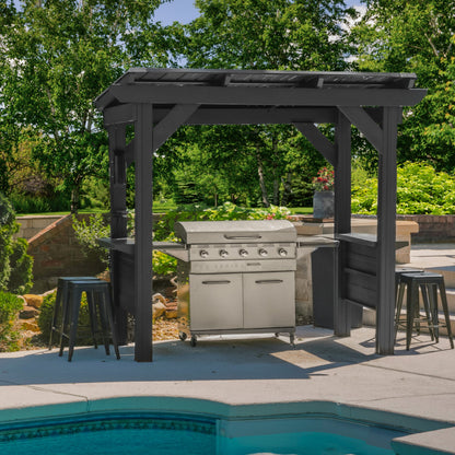 Premium Rockport Steel Grill Gazebo