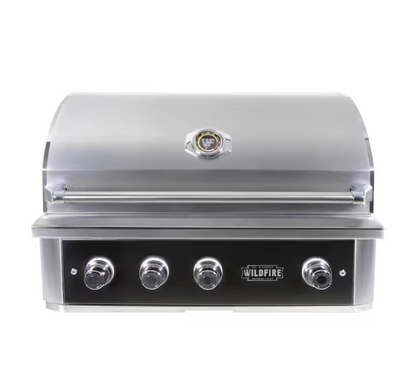 Premium Wildfire Outdoor Living Ranch Pro 36" Gas Grill Black 304 WF-PRO36G-RH