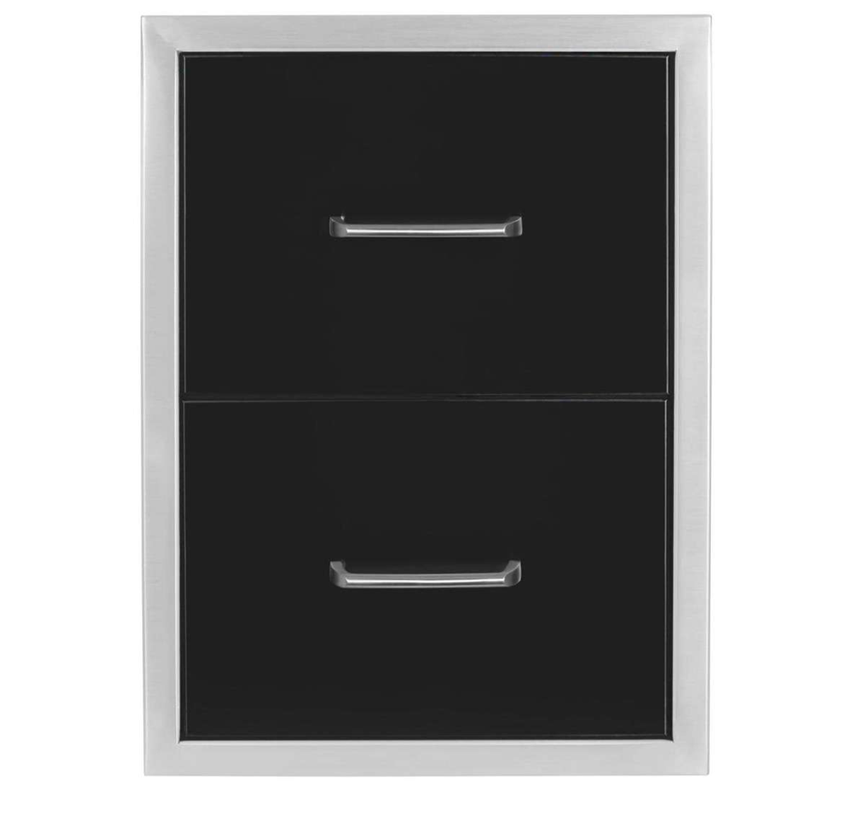 Premium Wildfire Outdoor Living Double Drawer 16 x 22 - WF-DDW1622-BSS