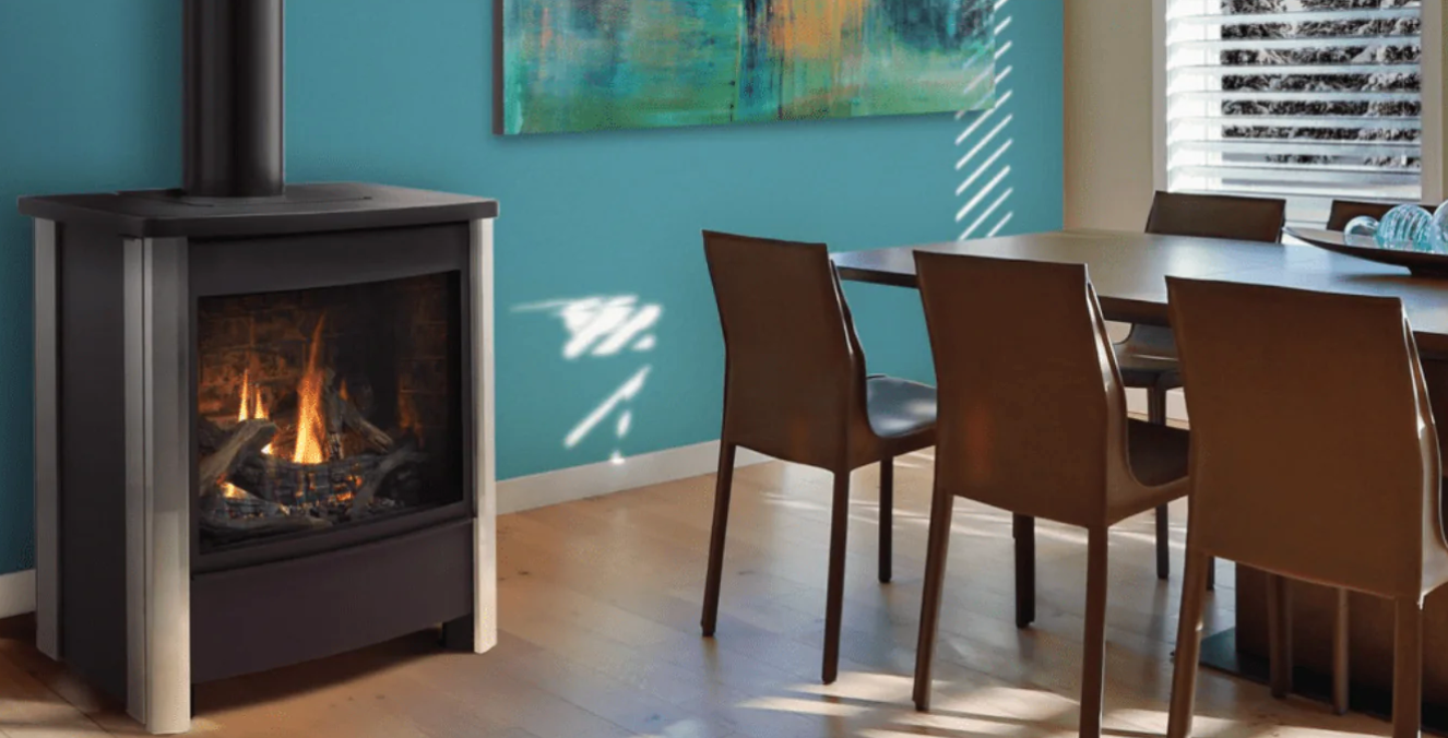 Premium Kingsman 26" Free Standing Direct Vent Gas Stove - FDV451