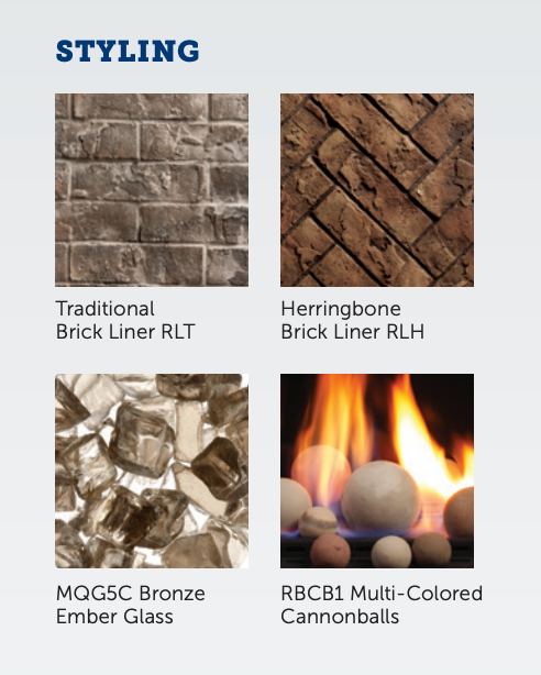 Premium Kingsman 26" Free Standing Direct Vent Gas Stove - FDV451