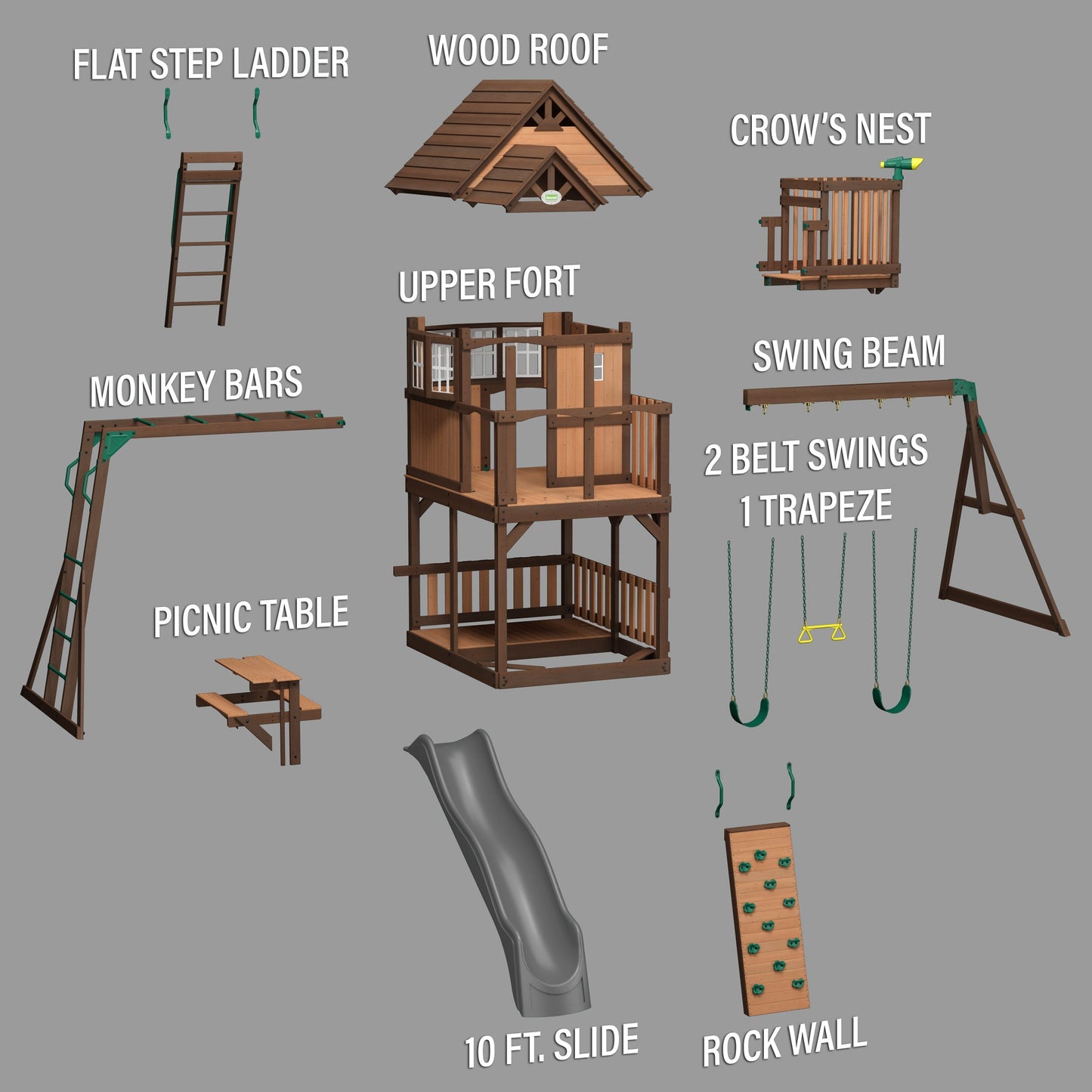 Premium Skyfort II with Wave Slide