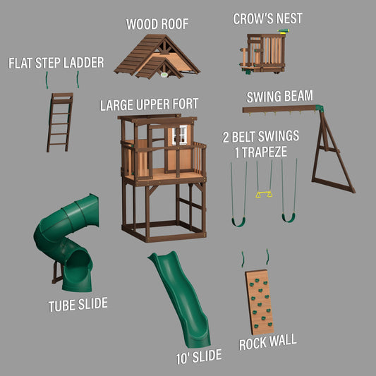 Premium Skyfort III Swing Set
