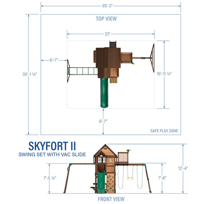 Premium Skyfort II with Wave Slide