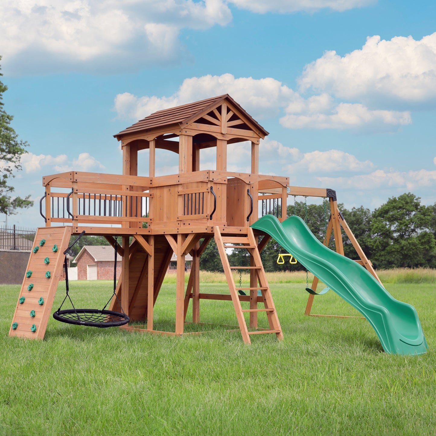 Premium Sterling Point Swing Set