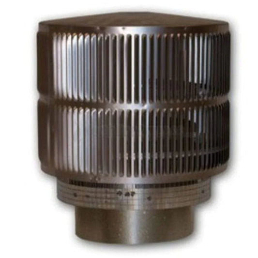 Premium Superior Hi-Temp Round Top Termination with Louvered Screen - RLT-12HT