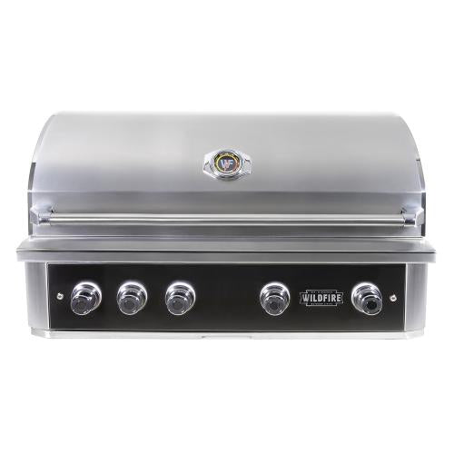 Premium Wildfire Outdoor Living Ranch Pro 42" Gas Grill Black 304 WF-PRO42G-RH