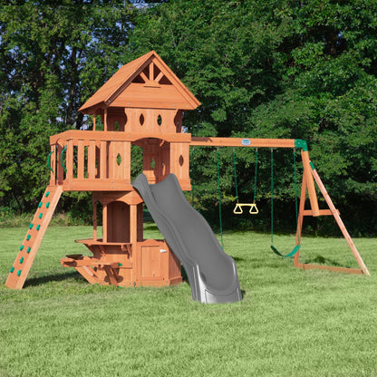 Premium Woodland Swing Set